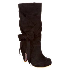 Irregular Choice Party Pants Wide Calf Boot